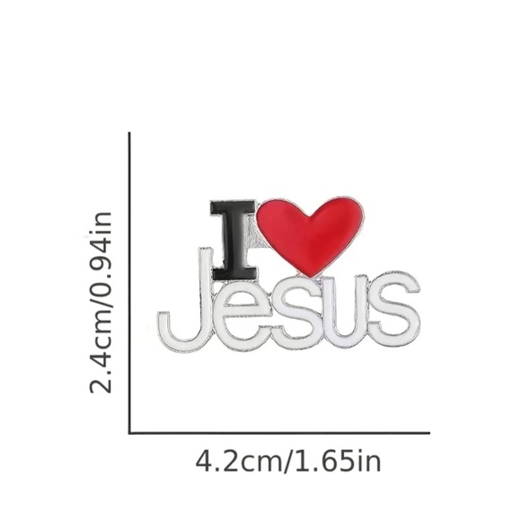Pin - “I Love Jesus” pin - Picture 3 of 6